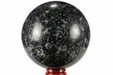 Polished, Indigo Gabbro Sphere - Madagascar #96020-1